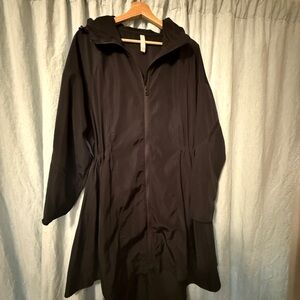 Anthropologie Black Trench Coat